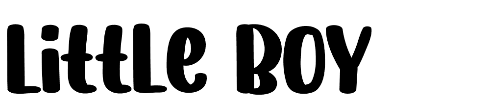 little_boy font family download free