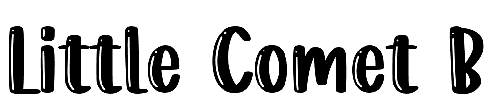 Little-Comet-Bubling-Demo-Versi font family download free