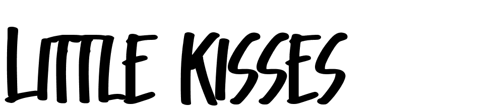 Little-Kisses font family download free