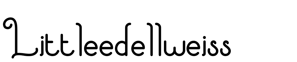 LittleEdellweiss font family download free