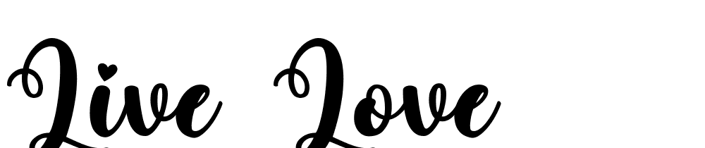 live-love font family download free