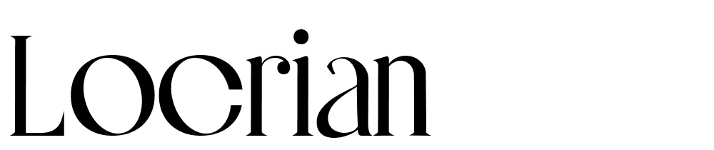 locrian font family download free