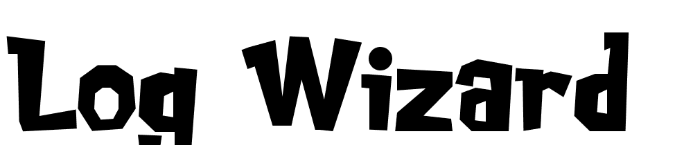 Log-Wizard font family download free