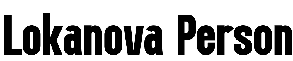 Lokanova-Personal-Use font family download free