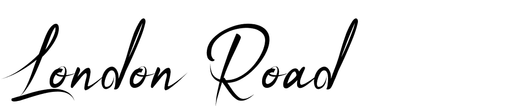 London Road font family download free