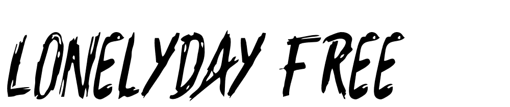 Lonelyday-FREE font family download free