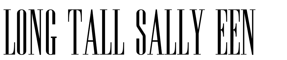 long-tall-sally-een font family download free