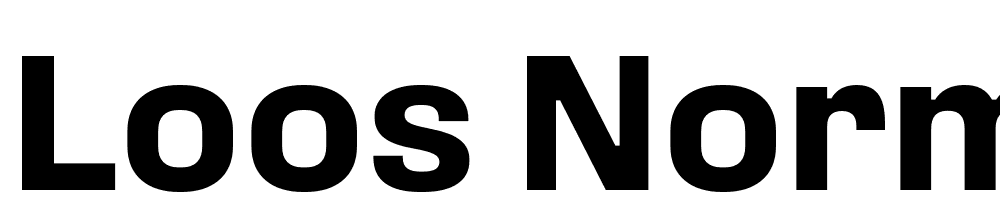 Loos font Full Family Free [Download Now]