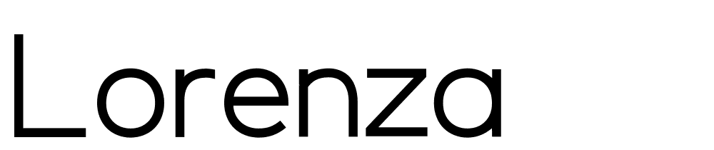 LORENZA font family download free