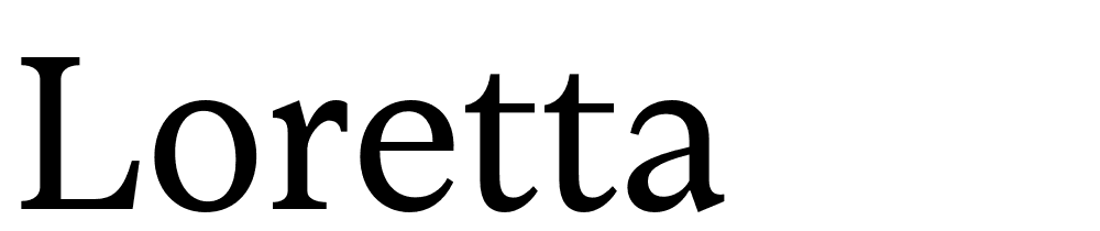 Loretta font family download free