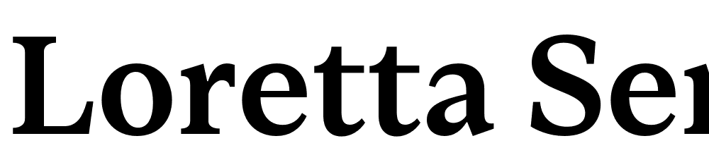 Loretta-SemiBold font family download free