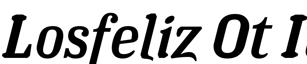 LosFeliz-OT-Italic font family download free