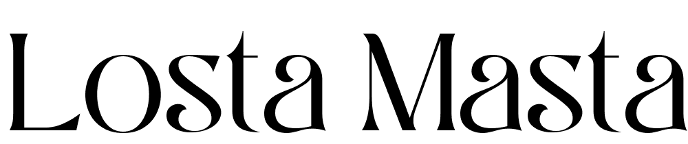 Losta-Masta-Thin font family download free