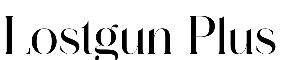 Lostgun Plus font family download free