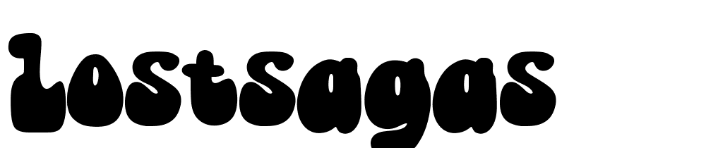 LostSagas font family download free