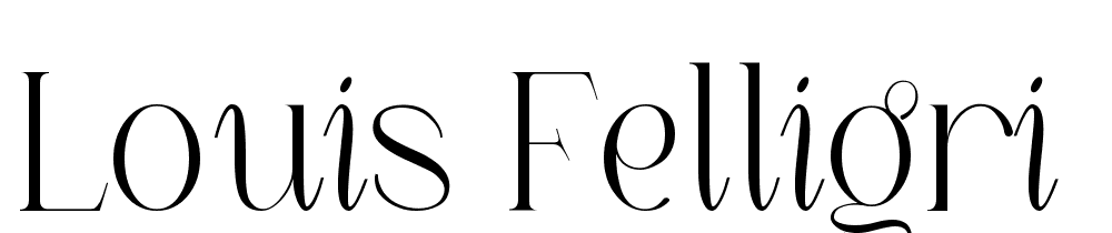 LOUIS felligri font family download free