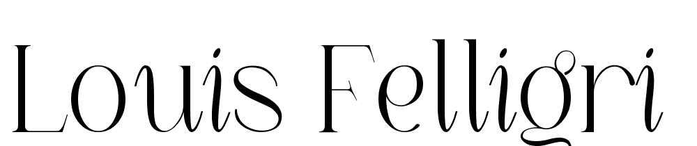 LOUIS felligri font family download free