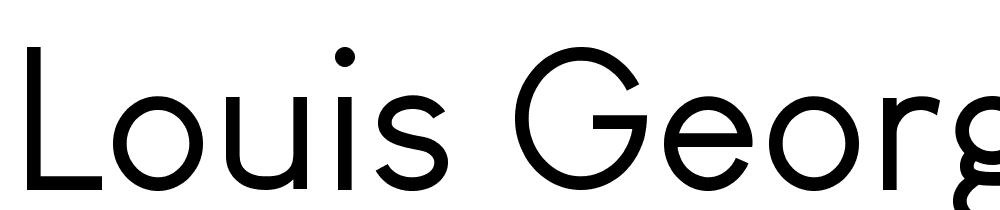 Louis-George-Cafe font family download free