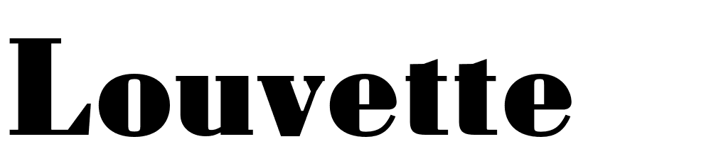 Louvette font family download free