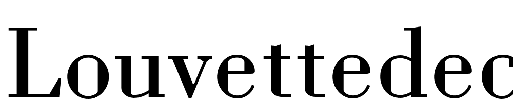 LouvetteDeck font family download free