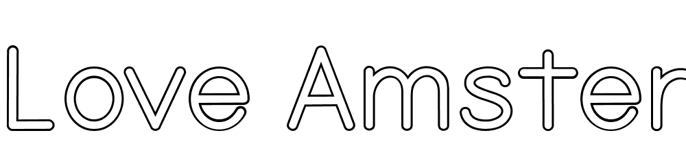 love-amsterdam-sans-filled font family download free