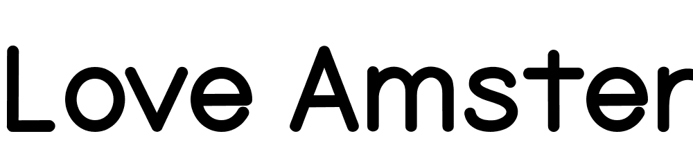 Love-Amsterdam-Sans-Filled-Regular font family download free