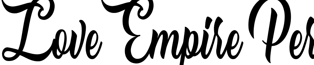 Love-Empire-Personal-Use-Regular font family download free