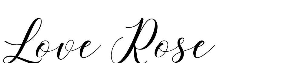 love-rose font family download free