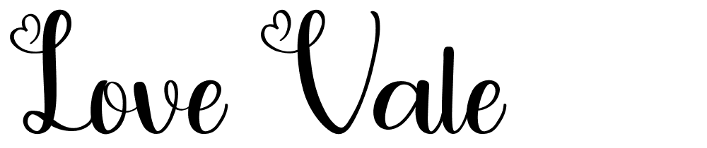 Love-Vale font family download free