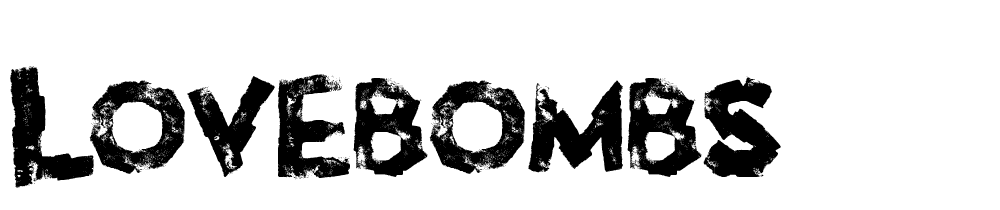 LoveBombs font family download free