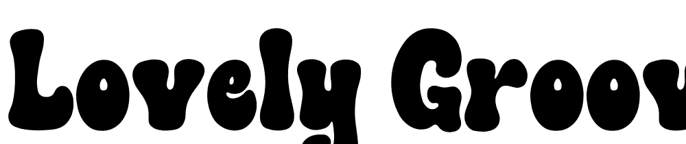 Lovely-Groovy-Regular font family download free