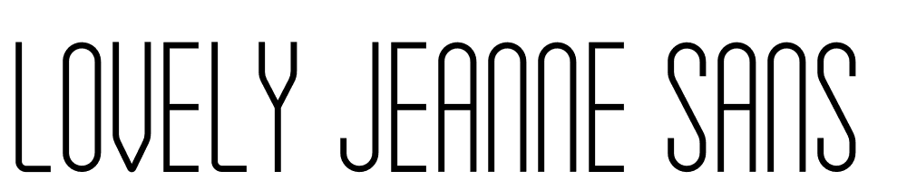 lovely-jeanne-sans font family download free