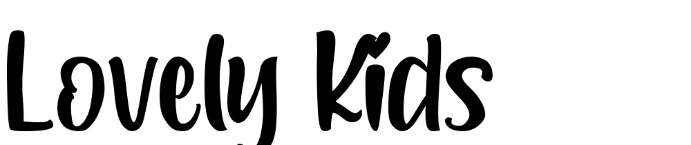 Lovely-Kids font family download free