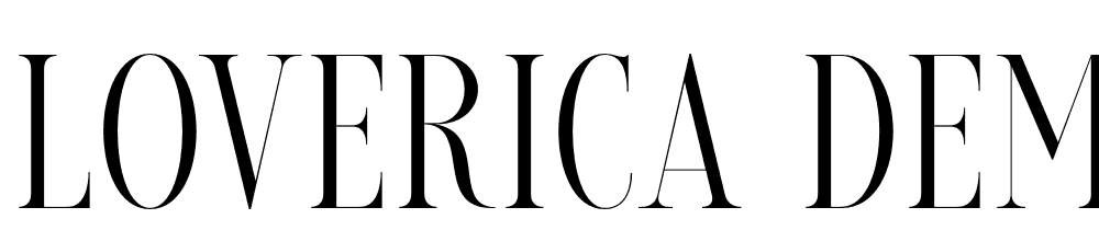 Loverica-DEMO font family download free