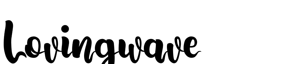 Lovingwave font family download free