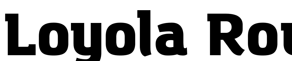 loyola-round-pro-bold-WebFont font family download free