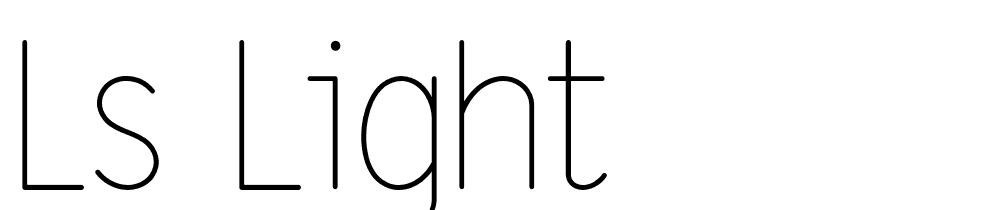 LS-Light font family download free