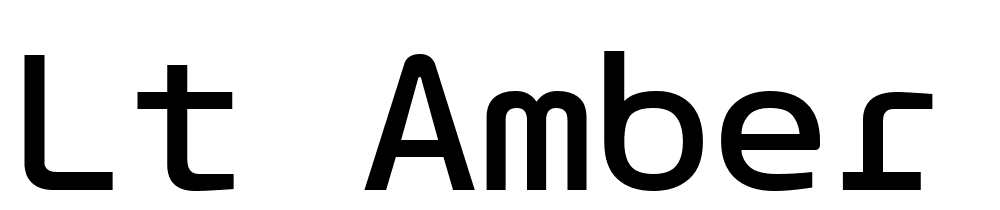 LT Amber font family download free