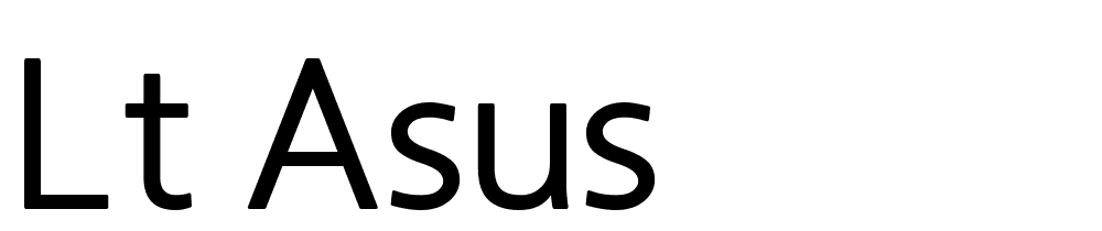 LT-Asus font family download free