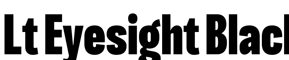 LT-Eyesight-Black-UltraCond font family download free