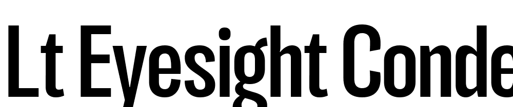 LT-Eyesight-Condensed font family download free