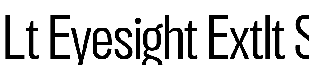 LT-Eyesight-ExtLt-SemiCond font family download free