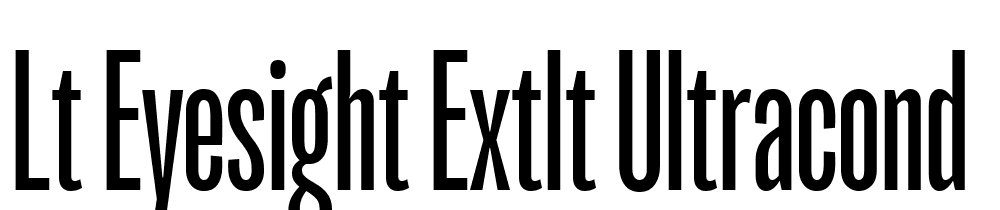 LT-Eyesight-ExtLt-UltraCond font family download free