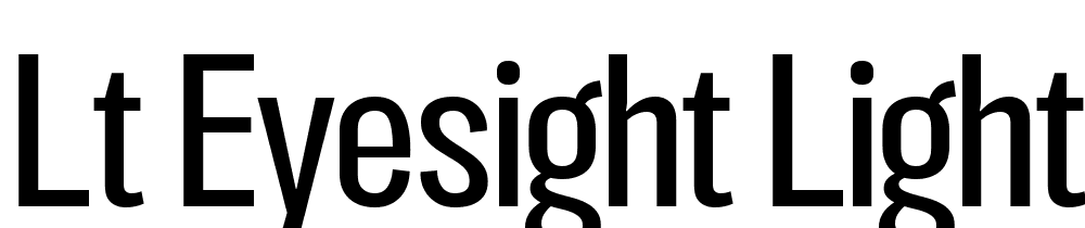 LT-Eyesight-Light-SemiCond font family download free