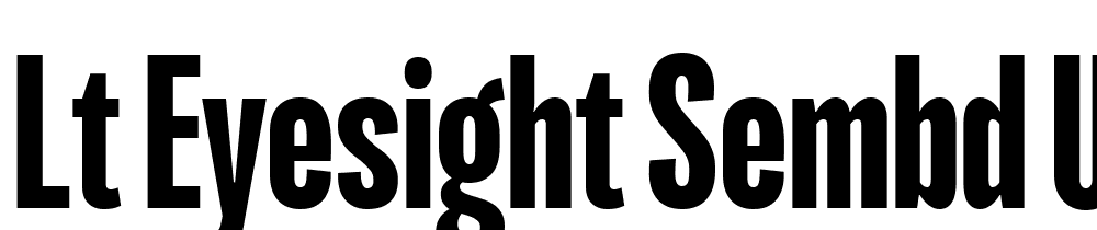 LT-Eyesight-SemBd-UltraCond font family download free