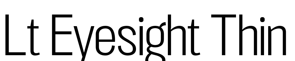 LT-Eyesight-Thin font family download free