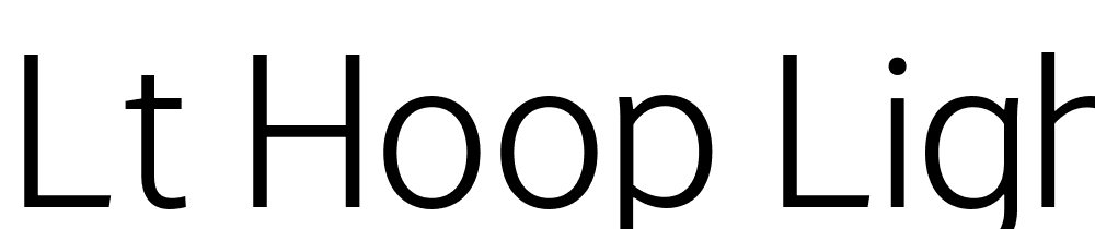 LT-Hoop-Light font family download free