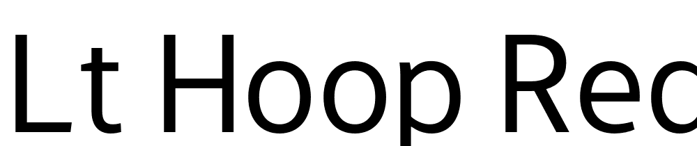 LT-Hoop-Regular font family download free