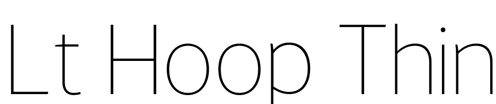 LT-Hoop-Thin font family download free