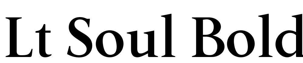 LT-Soul-Bold font family download free